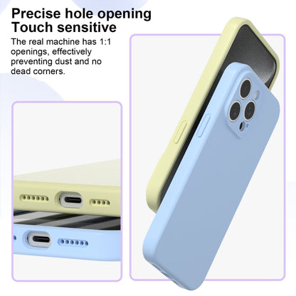 For iPhone 16 Pro Precise Hole Liquid Silicone Jelly Color Full Coverage Phone Case(Sunflower Color) - iPhone 16 Pro Cases by buy2fix | Online Shopping UK | buy2fix