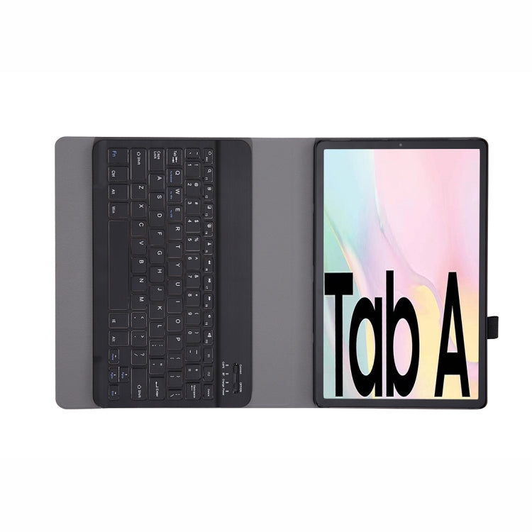 A500 For Samsung Galaxy Tab A7 T500/T505 10.4 inch 2020 Detachable Bluetooth Keyboard Ultrathin Horizontal Flip Leather Tablet Case with Holder & Elastic Band(Black) - Samsung Keyboard by buy2fix | Online Shopping UK | buy2fix