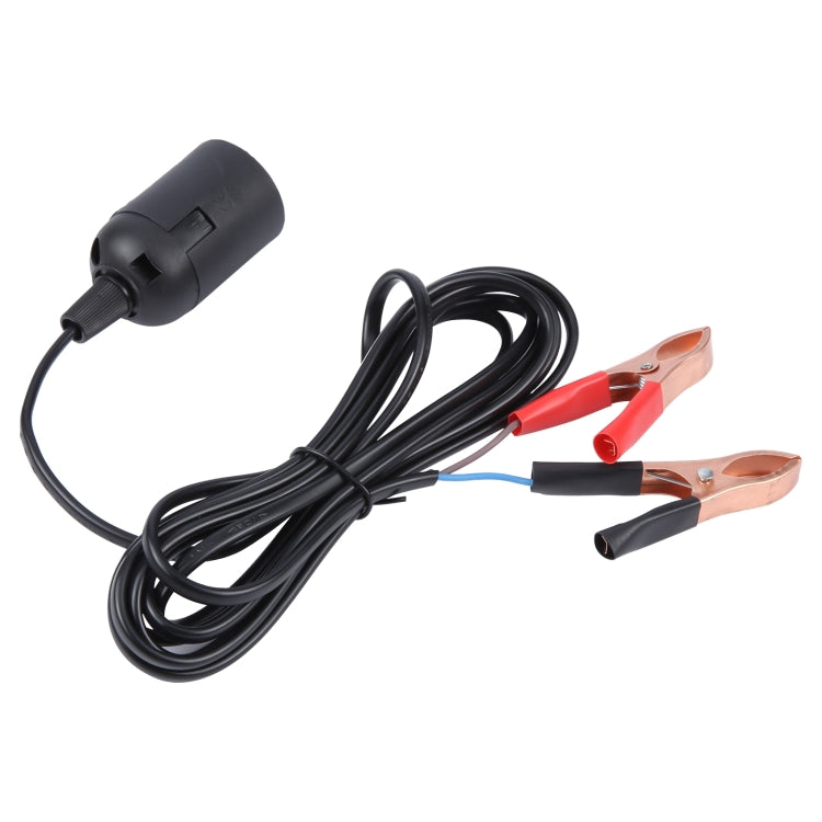 E14 Car Battery Charging Crocodile Clip to Headlight Connection Cable, Cable Length:1.3m - Booster Cable & Clip by buy2fix | Online Shopping UK | buy2fix