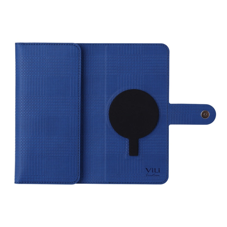 For Samsung Galaxy S24 5G ViLi GHB-C Series RFID MagSafe Magnetic Flip Leather Phone Case(Blue) - Galaxy S24 5G Cases by ViLi | Online Shopping UK | buy2fix