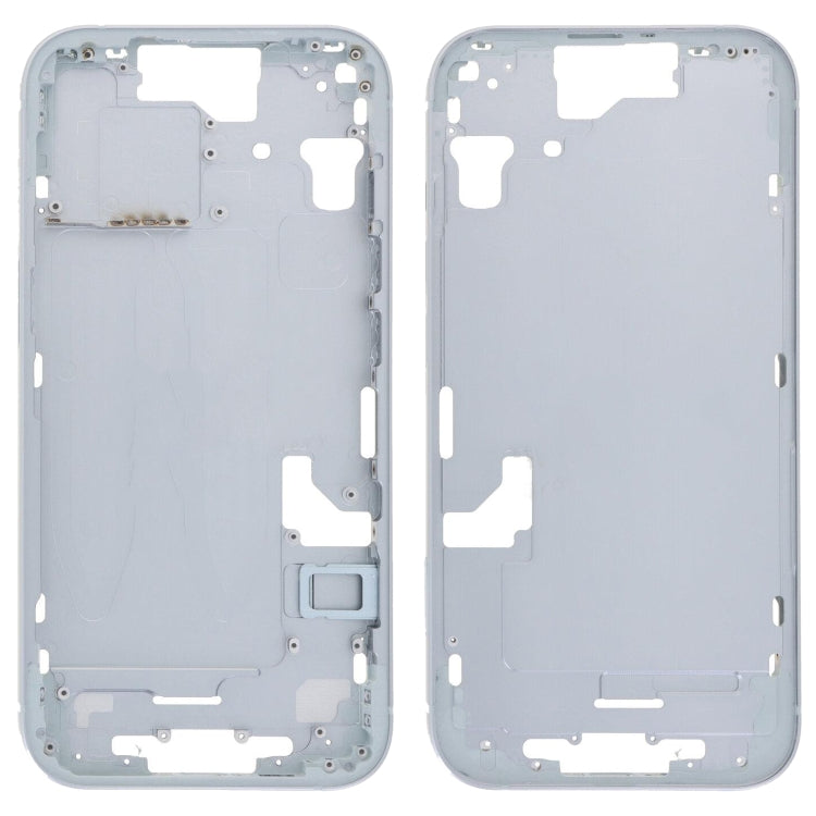 For iPhone 15 Middle Frame Bezel Plate with Side Keys + Card Tray, Version:US Version(Blue) - LCD Related Parts by buy2fix | Online Shopping UK | buy2fix