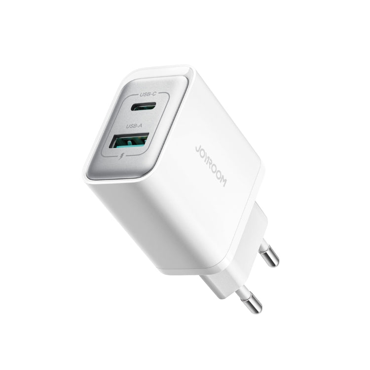 JOYROOM JR-TCF15 30W USB+USB-C / Type-C Fast Charger, Specification:EU Plug(White) - USB Charger by JOYROOM | Online Shopping UK | buy2fix