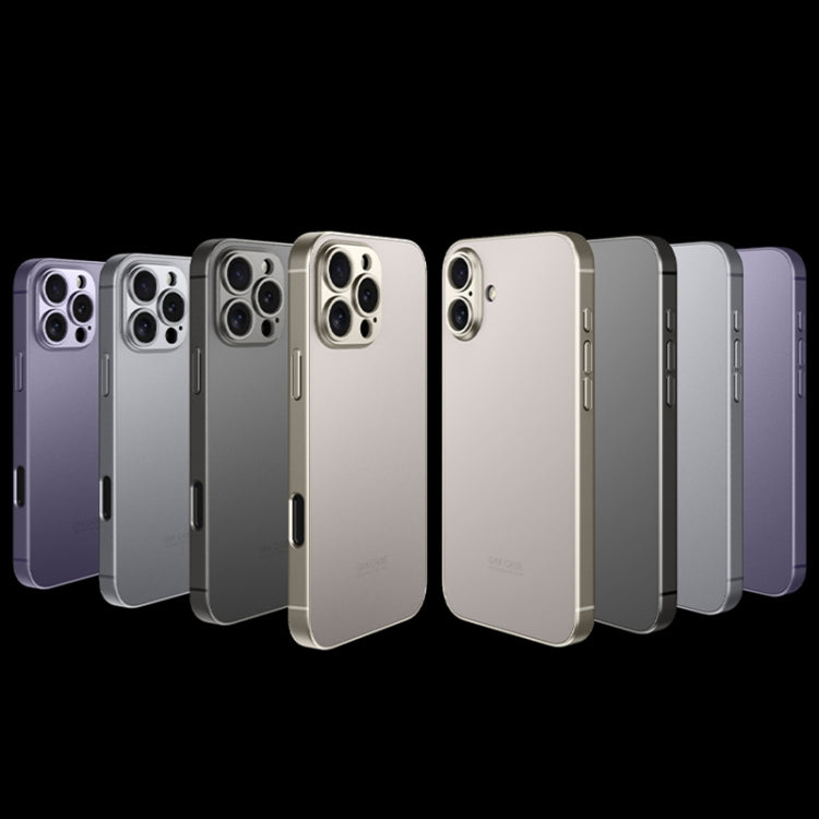 For iPhone 16 Pro Max GKK AG Craft Skin Feel Full Coverage Phone Case(Titanium Grey) - iPhone 16 Pro Max Cases by GKK | Online Shopping UK | buy2fix