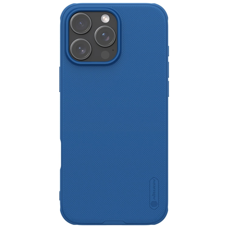 For iPhone 16 Pro Max NILLKIN Frosted Shield Pro PC + TPU Phone Case(Blue) - iPhone 16 Pro Max Cases by NILLKIN | Online Shopping UK | buy2fix