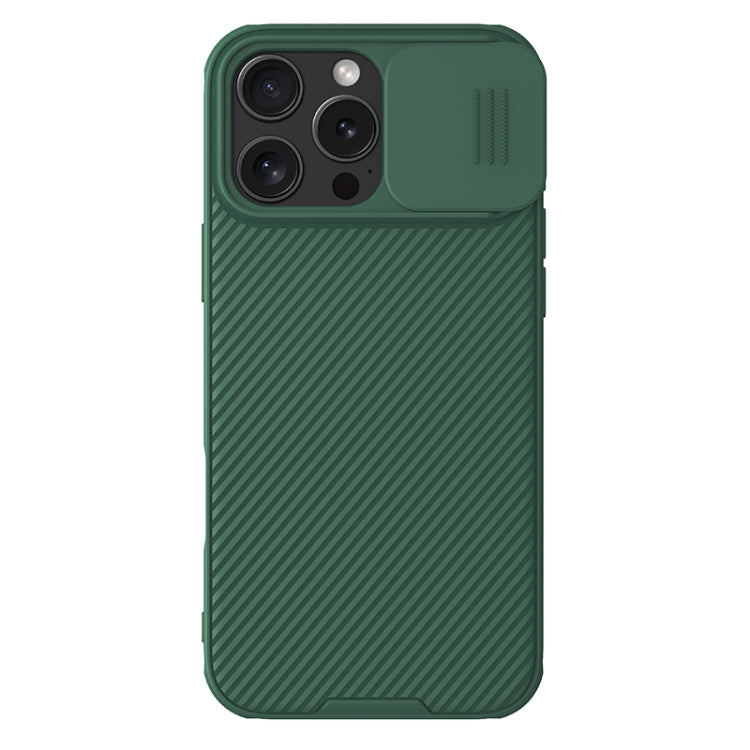 For iPhone 16 Pro Max NILLKIN CamShield Pro PC Phone Case(Green) - iPhone 16 Pro Max Cases by NILLKIN | Online Shopping UK | buy2fix