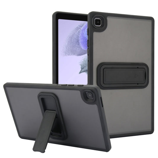 For Samsung Galaxy Tab A7 Lite Skin Feel Holder PC Hybrid TPU Tablet Case(Black) - Tab A7 Lite T220 / T225 by buy2fix | Online Shopping UK | buy2fix