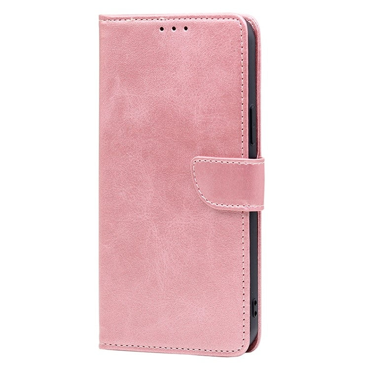 For iPhone 16 Pro Calf Texture Buckle Flip Leather Phone Case(Rose Gold) - iPhone 16 Pro Cases by buy2fix | Online Shopping UK | buy2fix