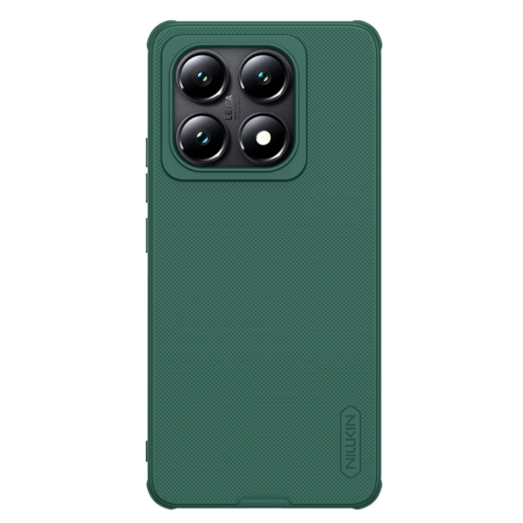 For Xiaomi 14T Pro NILLKIN Frosted Shield Pro PC + TPU Phone Case(Green) - 14T Pro Cases by NILLKIN | Online Shopping UK | buy2fix