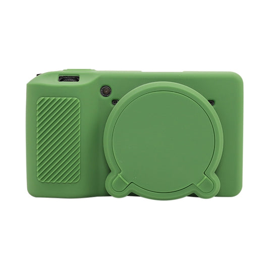 For Ricoh GR III Soft Silicone Protective Case(Green) - Protective Case by buy2fix | Online Shopping UK | buy2fix