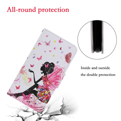 For Samsung Galaxy S25+ 5G Colored Drawing Pattern Leather Phone Case(Dancing Girl) - Galaxy S25+ 5G Cases by buy2fix | Online Shopping UK | buy2fix