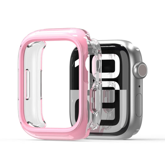 For Apple Watch Series 10 46mm DUX DUCIS Camo Series TPU Hybrid PC Watch Protective Case(Pink) - Watch Cases by DUX DUCIS | Online Shopping UK | buy2fix