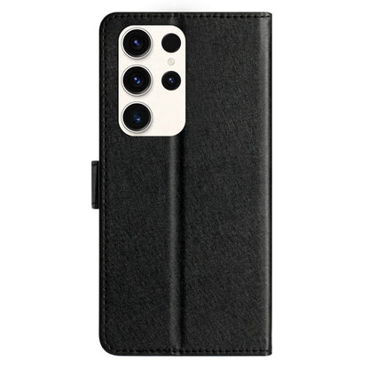 For Samsung Galaxy S25 Ultra 5G Silk Texture Horizontal Flip Leather Phone Case(Black) - Galaxy S25 Ultra 5G Cases by buy2fix | Online Shopping UK | buy2fix