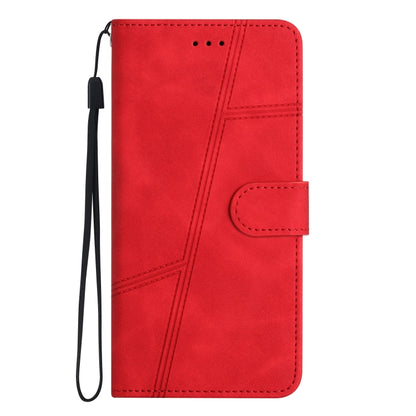 For Samsung Galaxy S25 Ultra 5G Skin-feel Stitching Leather Phone Case(Red) - Galaxy S25 Ultra 5G Cases by buy2fix | Online Shopping UK | buy2fix