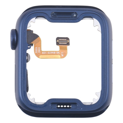 For Apple Watch Series 6 40MM GPS Aluminium Alloy Middle Frame Bezel Plate with Crown Spin Axis Flex Cable(Blue) - Middle Frame by buy2fix | Online Shopping UK | buy2fix