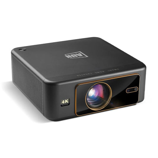 AUN U002 1920x1080P 970ANSI Android 12 Home Theater Smart Projector, UK Plug(Dark Grey) - LED Projector by AUN | Online Shopping UK | buy2fix