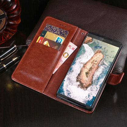 For Blackview BV5500 idewei Crazy Horse Texture Horizontal Flip Leather Case with Holder & Card Slots & Wallet(Rose Red) - More Brand by idewei | Online Shopping UK | buy2fix