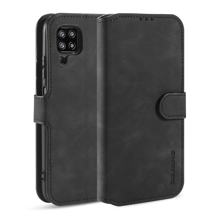 For Samsung Galaxy A42 5G DG.MING Retro Oil Side Horizontal Flip Protective Case(Black) - Galaxy Phone Cases by DG.MING | Online Shopping UK | buy2fix