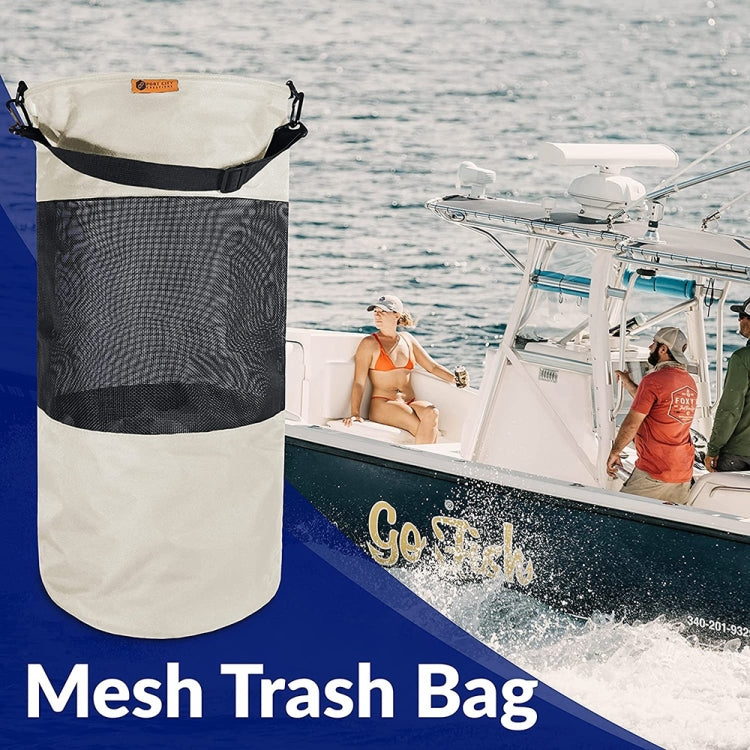 Oxford Cloth Garbage Storage Bag for Ship, Size: 65 x 25 x 25cm (Black) - Marine Accessories & Parts by buy2fix | Online Shopping UK | buy2fix