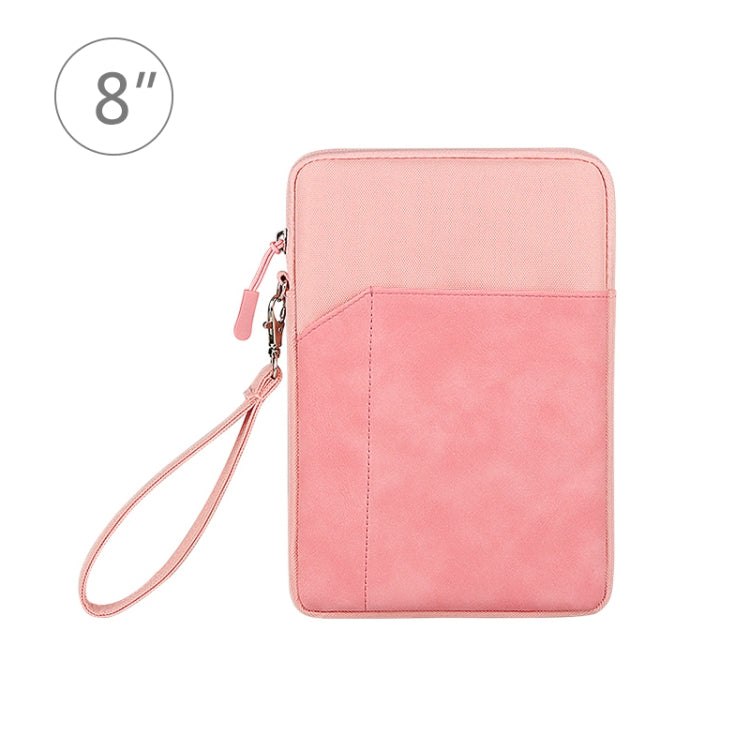 HAWEEL Splash-proof Pouch Sleeve Tablet Bag for iPad mini, 7.9-8.4 inch Tablets(Pink) - Protective Bag by HAWEEL | Online Shopping UK | buy2fix