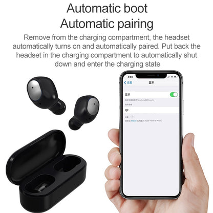 Q2 TWS Bluetooth 5.0 Binaural Stereo Wireless Sports Bluetooth Earphone(White) - TWS Earphone by buy2fix | Online Shopping UK | buy2fix