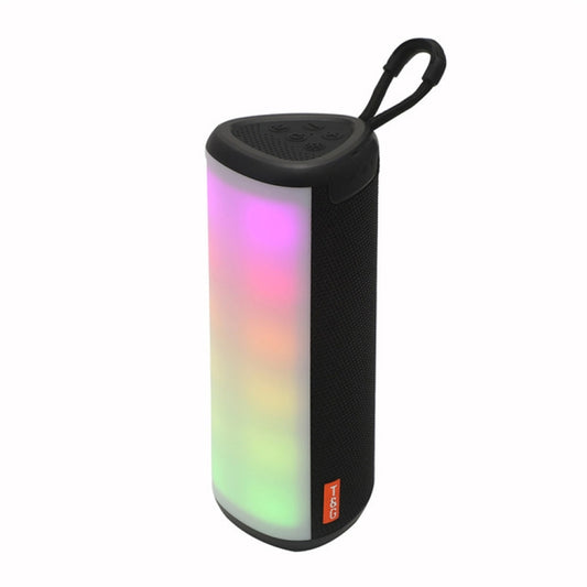 T&G TG357 Portable Wireless Bluetooth Speaker Outdoor Subwoofer with RGB Colorful Light & TWS(Black) - Desktop Speaker by T&G | Online Shopping UK | buy2fix