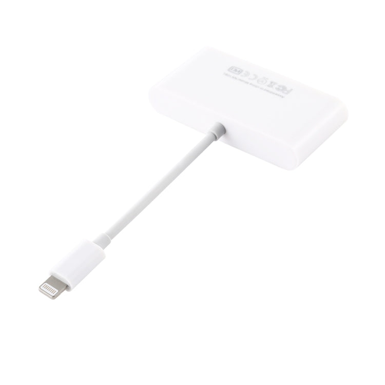 NK-108L 8 Pin to USB + TF Card + SD Card Camera Reader Adapter, Compatible with IOS 9.1 and Above Systems - Converter & Adapter by buy2fix | Online Shopping UK | buy2fix