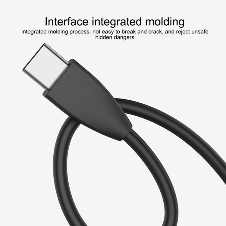 IVON CA87 USB to 8 Pin TPE Fast Charge Data Cable, Cable Length: 1m(Black) - Normal Style Cable by IVON | Online Shopping UK | buy2fix