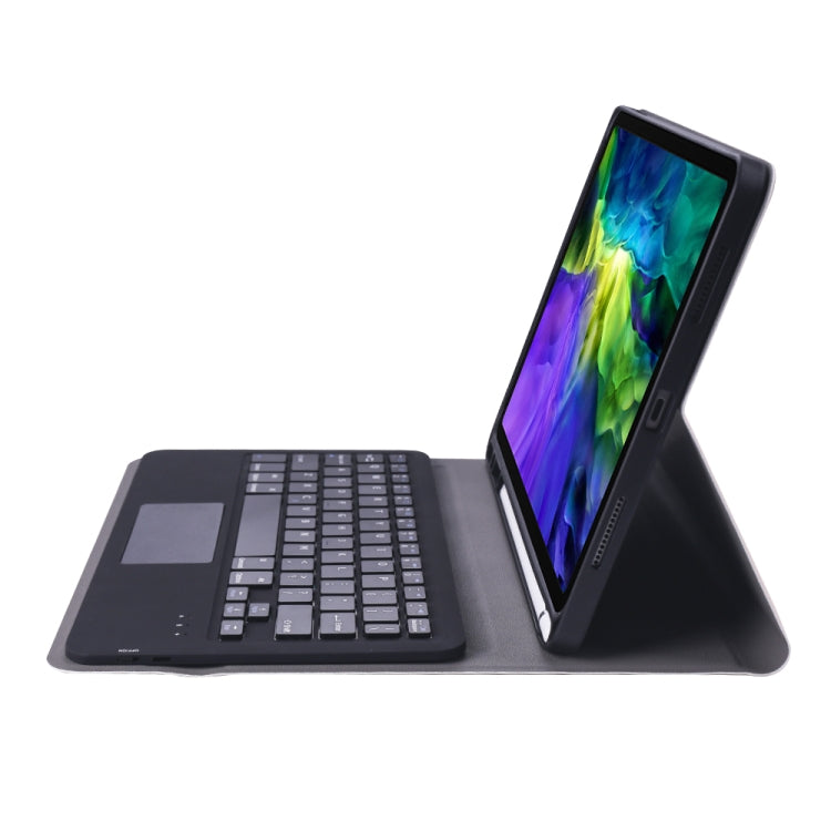 A11B-A Ultra-thin ABS Detachable Bluetooth Keyboard Tablet Case with Touchpad & Pen Slot & Holder for iPad Pro 11 inch 2021 (Black) - For iPad Pro by buy2fix | Online Shopping UK | buy2fix