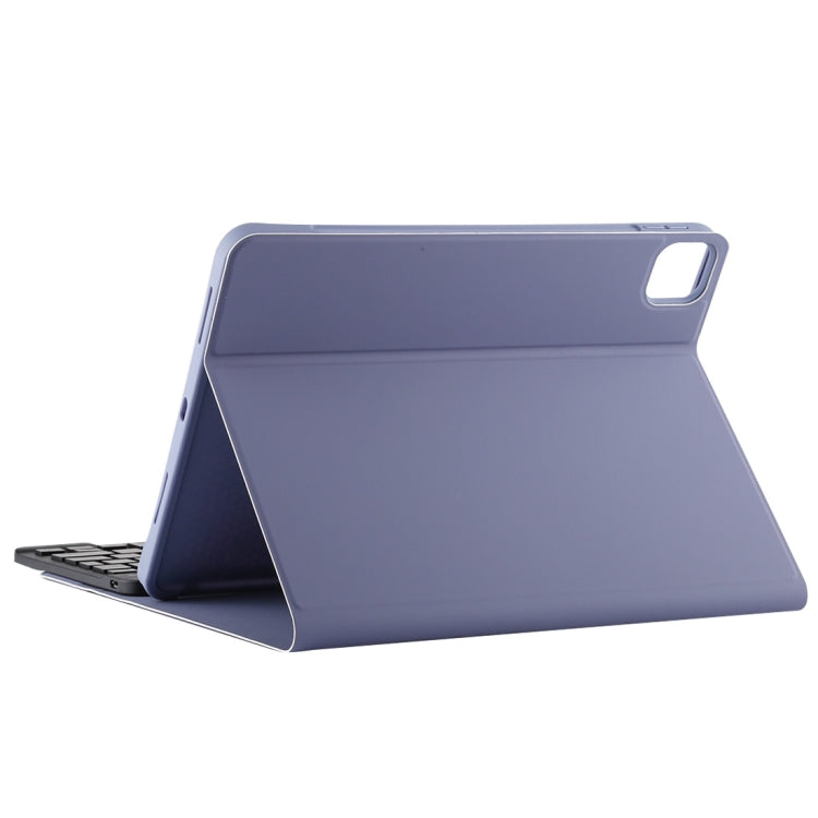 TG11BS Detachable Bluetooth Black Keyboard + Microfiber Leather Tablet Case for iPad Pro 11 inch (2020), with Backlight & Pen Slot & Holder(Purple) - For iPad Pro by buy2fix | Online Shopping UK | buy2fix