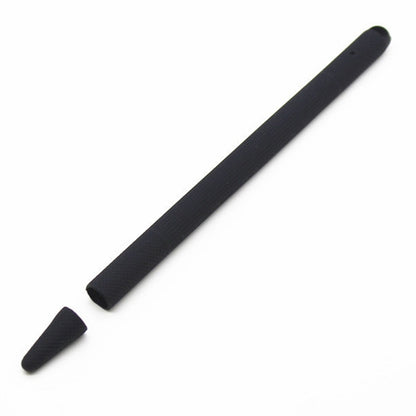 Stylus Pen Silica Gel Shockproof Protective Case for Apple Pencil 2 (Black) - Pencil Accessories by buy2fix | Online Shopping UK | buy2fix