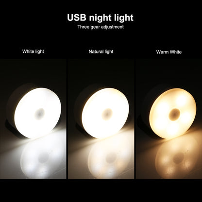 3-color USB Rechargeable LED Night Light - Night Lights by buy2fix | Online Shopping UK | buy2fix