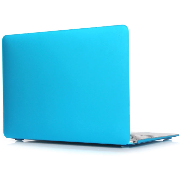 For MacBook Air 13.3 inch A1932 2018 & A2179 2020 & A2337 Laptop Matte Style Protective Case(Lake Blue) - MacBook Air Cases by buy2fix | Online Shopping UK | buy2fix