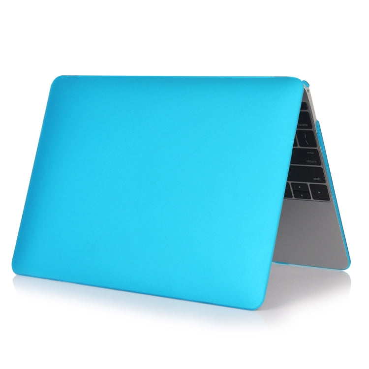 For MacBook Air 13.3 inch A1932 2018 & A2179 2020 & A2337 Laptop Matte Style Protective Case(Lake Blue) - MacBook Air Cases by buy2fix | Online Shopping UK | buy2fix