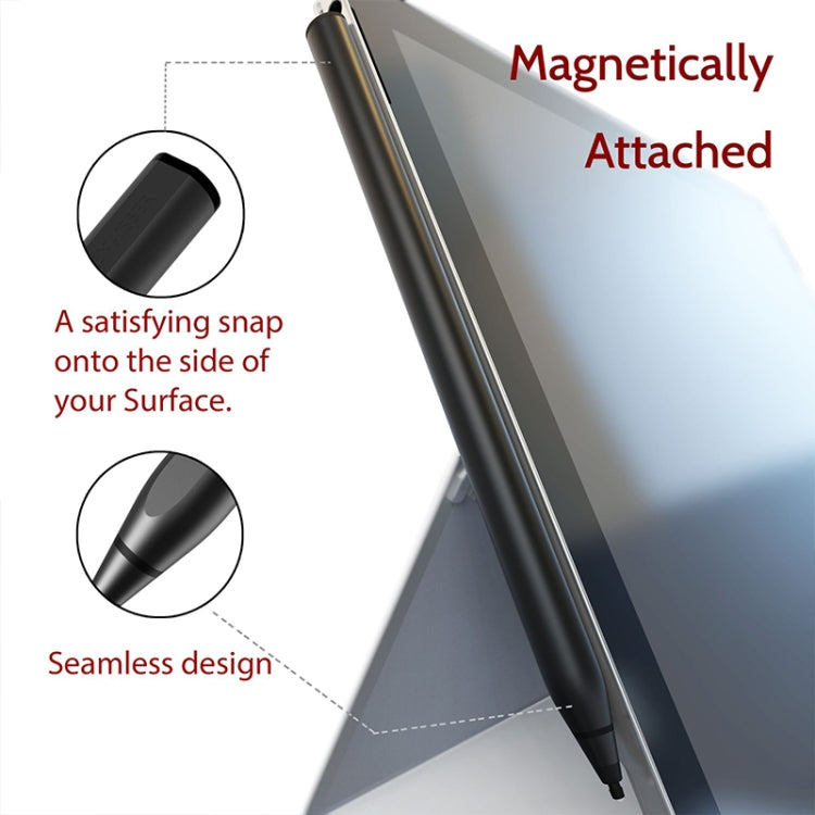 JD03 Magnetic Touch Stylus Pen with Tilt Function for MicroSoft Surface Series (Silver) - Stylus Pen by buy2fix | Online Shopping UK | buy2fix