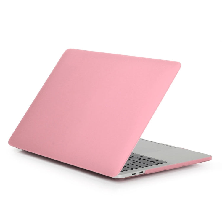 ENKAY Hat-Prince 2 in 1 Frosted Hard Shell Plastic Protective Case + Europe Version Ultra-thin TPU Keyboard Protector Cover for 2016 MacBook Pro 13.3 Inch with Touch Bar (A1706) (Pink) - MacBook Pro Cases by ENKAY | Online Shopping UK | buy2fix