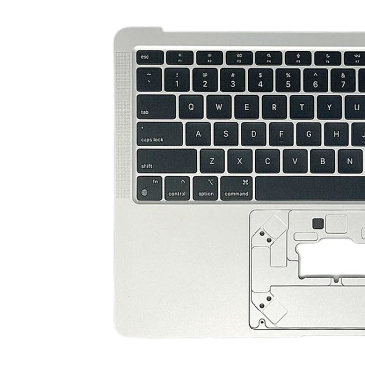 For Macbook Air 13 2020 M1 A2337 EMC3598 C-side Cover + US Edition Key Board (Silver) - Bottom Cover by buy2fix | Online Shopping UK | buy2fix
