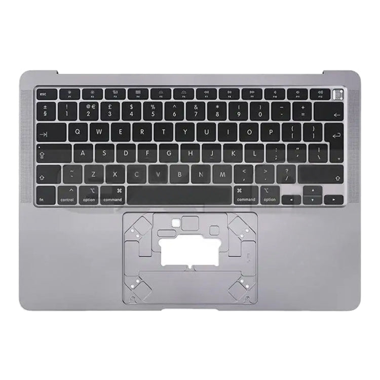 For Macbook Air 13 A2179 2020 C-side Cover + UK Edition Key Board(Black) - Bottom Cover by buy2fix | Online Shopping UK | buy2fix