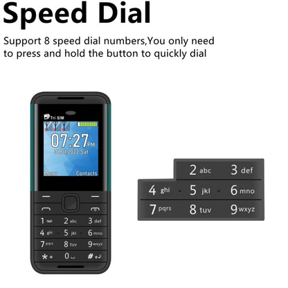 SERVO BM5310 Mini Mobile Phone, Russian Key, 1.33 inch, MTK6261D, 21 Keys, Support Bluetooth, FM, Magic Sound, Auto Call Record, GSM, Triple SIM (White) - SERVO by SERVO | Online Shopping UK | buy2fix