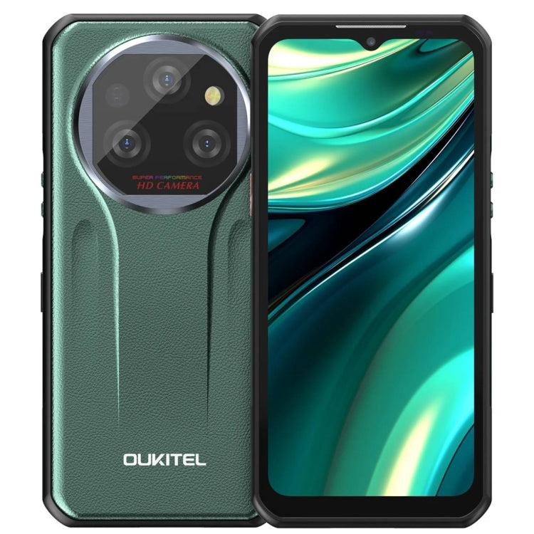 [HK Warehouse] Oukitel WP39 5G Rugged Phone, 6GB+256GB, Night Vision, Fingerprint Identification, 6.6 inch MediaTek Dimensity 6100+ Octa Core, NFC, OTG, Network: 5G (Green) - Other by OUKITEL | Online Shopping UK | buy2fix