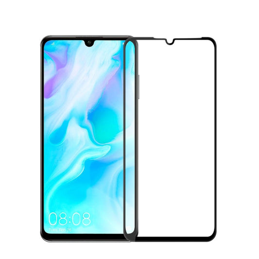 MOFI 9H 3D Explosion-proof Curved Screen Tempered Glass Film for Huawei P30 Lite (Black) - Huawei Tempered Glass by MOFI | Online Shopping UK | buy2fix