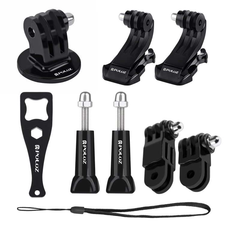 PULUZ 20 in 1 Accessories Combo Kits with EVA Case (Chest Strap + Head Strap + Suction Cup Mount + 3-Way Pivot Arm + J-Hook Buckles + Extendable Monopod + Tripod Adapter + Bobber Hand Grip + Storage B ...  for GoPro, Insta360, DJI and Other Action Cameras -  by PULUZ | Online Shopping UK | buy2fix