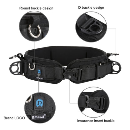 PULUZ 2 in 1 Multi-functional Bundle Waistband Strap + Double Shoulders Strap Kits with Hook for SLR / DSLR Cameras - Camera Strap by PULUZ | Online Shopping UK | buy2fix