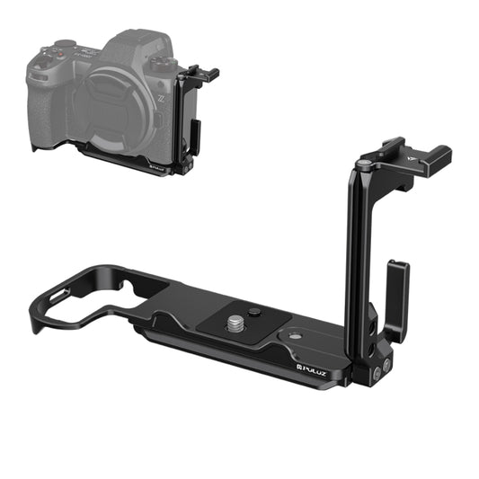 For Nikon Z6III / Z6II PULUZ 1/4 inch Vertical Shoot Quick Release L Plate Bracket Base Holder (Black) - L-Bracket by PULUZ | Online Shopping UK | buy2fix