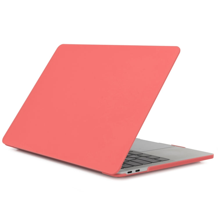 Laptop Translucent Frosted Hard Plastic Protective Case for Macbook 12 inch(Coral Red) - MacBook Pro Cases by buy2fix | Online Shopping UK | buy2fix