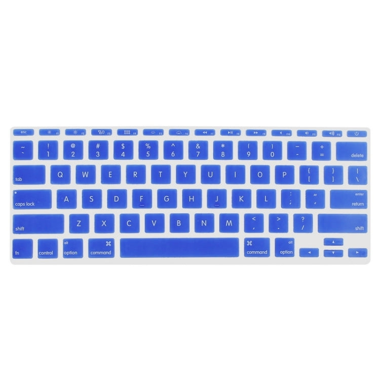 ENKAY for MacBook Air 11.6 inch (US Version) / A1370 / A1465 4 in 1 Frosted Hard Shell Plastic Protective Case with Screen Protector & Keyboard Guard & Anti-dust Plugs(Dark Blue) - MacBook Air Cases by ENKAY | Online Shopping UK | buy2fix