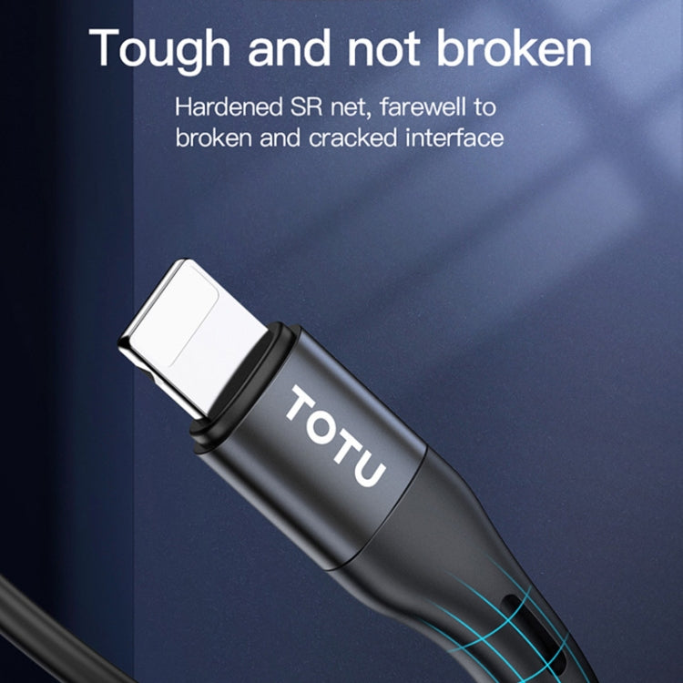 TOTUDESIGN BPD-002 Soft Series 8 Pin PD3.0 Quick Charging Cable, Length: 1m (Black) - Multifunction Cable by TOTUDESIGN | Online Shopping UK | buy2fix