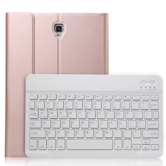 A830 Ultra-thin Detachable Bluetooth Keyboard Leather Tablet Case for Galaxy Tab S4 10.5 T830 / T835, with Holder(Rose Gold) - Samsung Keyboard by buy2fix | Online Shopping UK | buy2fix
