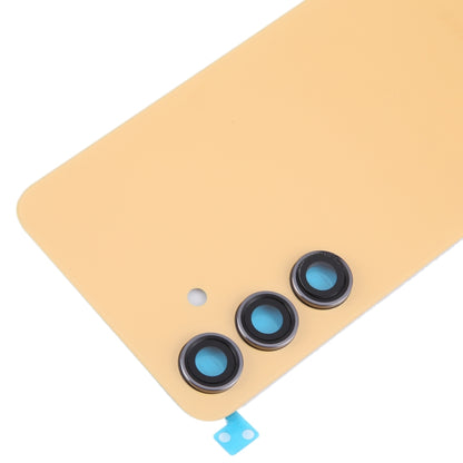 For Samsung Galaxy S24 SM-S921B OEM Battery Back Cover with Camera Lens Cover(Yellow) - Back Cover by buy2fix | Online Shopping UK | buy2fix