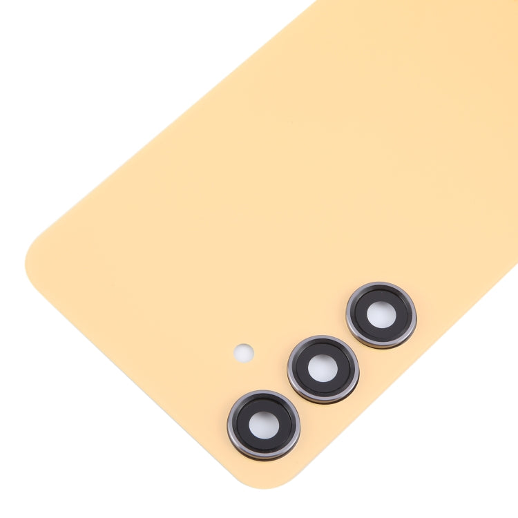For Samsung Galaxy S24+ SM-S926B OEM Battery Back Cover with Camera Lens Cover(Yellow) - Back Cover by buy2fix | Online Shopping UK | buy2fix