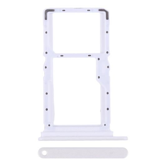 For Xiaomi Redmi Note 13 5G SIM Card Tray + SIM / Micro SD Card Tray (White) - Card Tray by buy2fix | Online Shopping UK | buy2fix